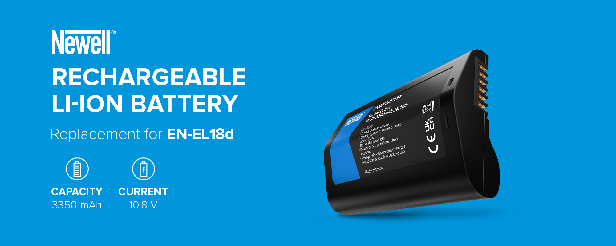 Akumulator Newell zamiennik EN-EL18d do Nikon